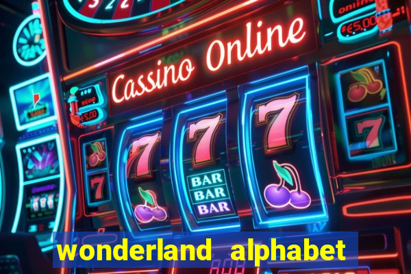 wonderland alphabet comic studio